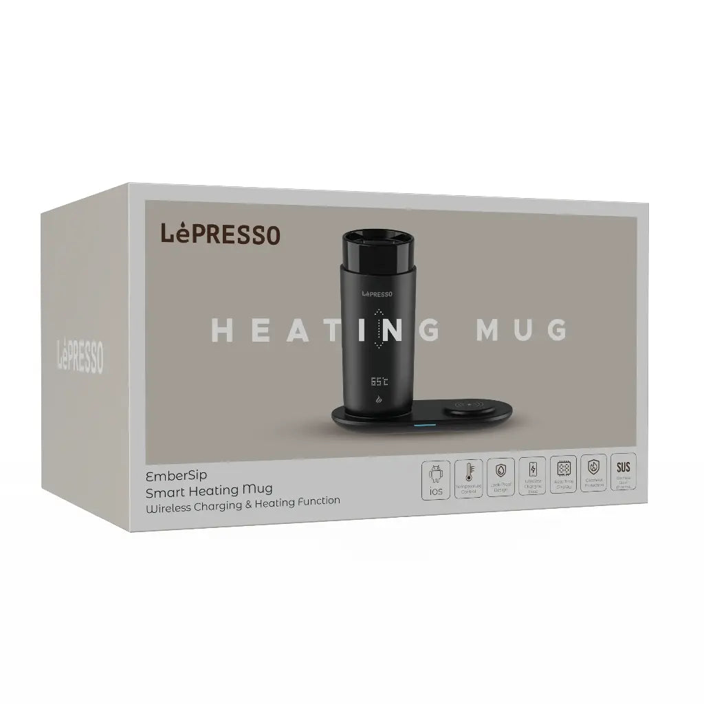 LePresso Smart Travel Heating Mug - LPCFFM0035