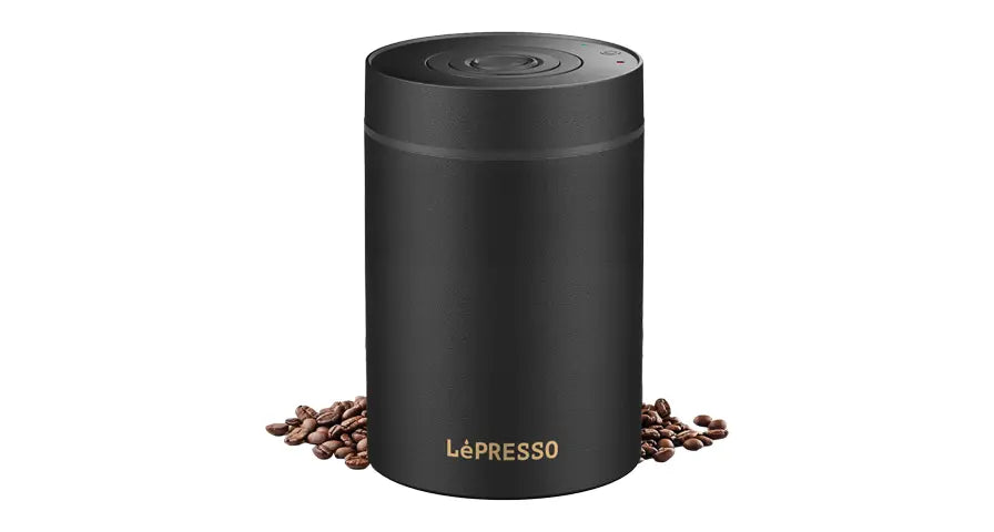 LePresso Vacuum Container Auto Airtight Food Storage - Black