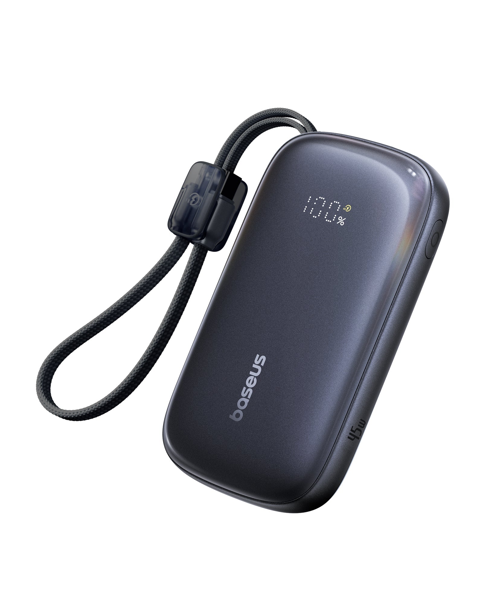 Baseus EnerFill FC21 QPow3 Power Bank 10000mAh 45W Digital Display with Detachable Cable - E0027Q00 - Black