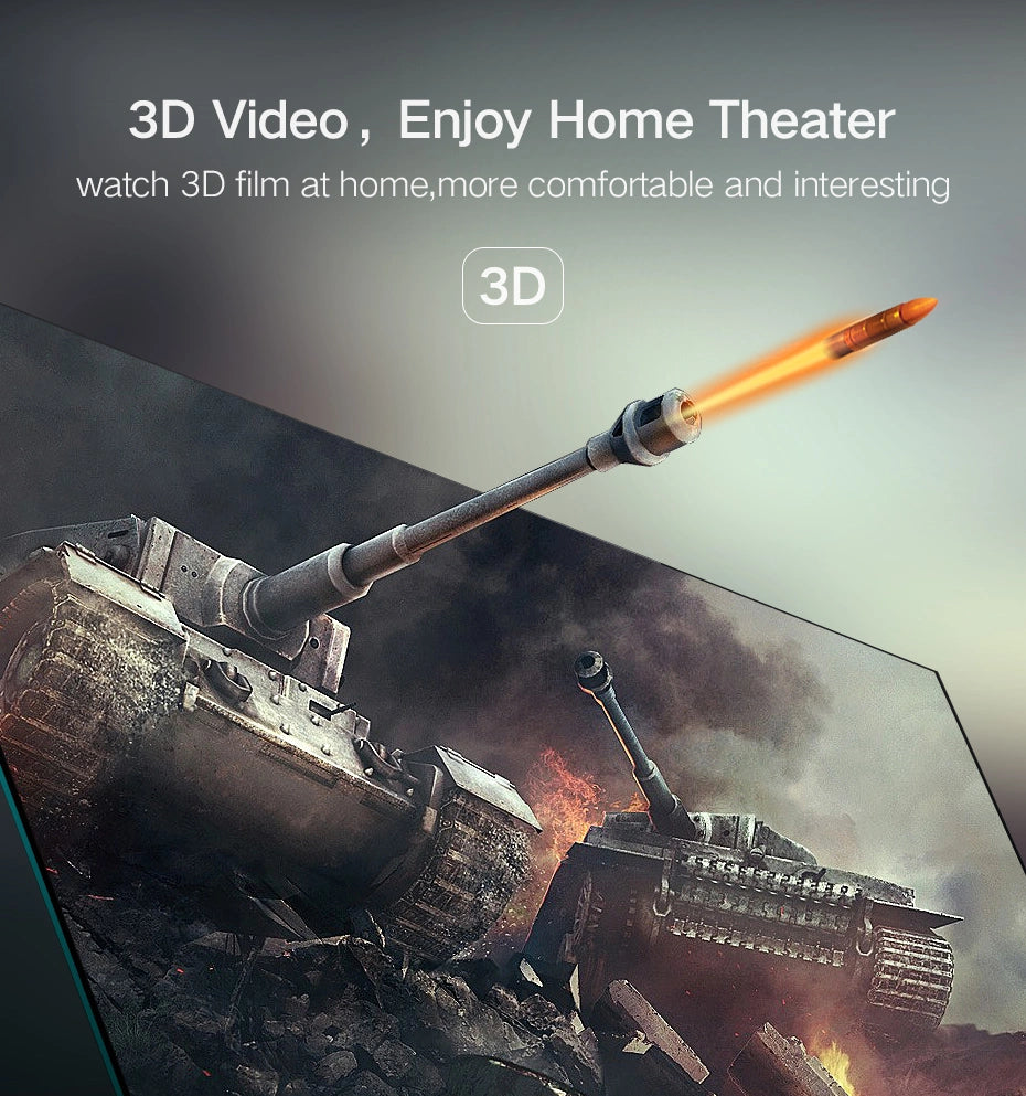 UGREEN كابل HDMI 4K ذكر-ذكر بزاوية 90 درجة أسود بطول مترين - HD103