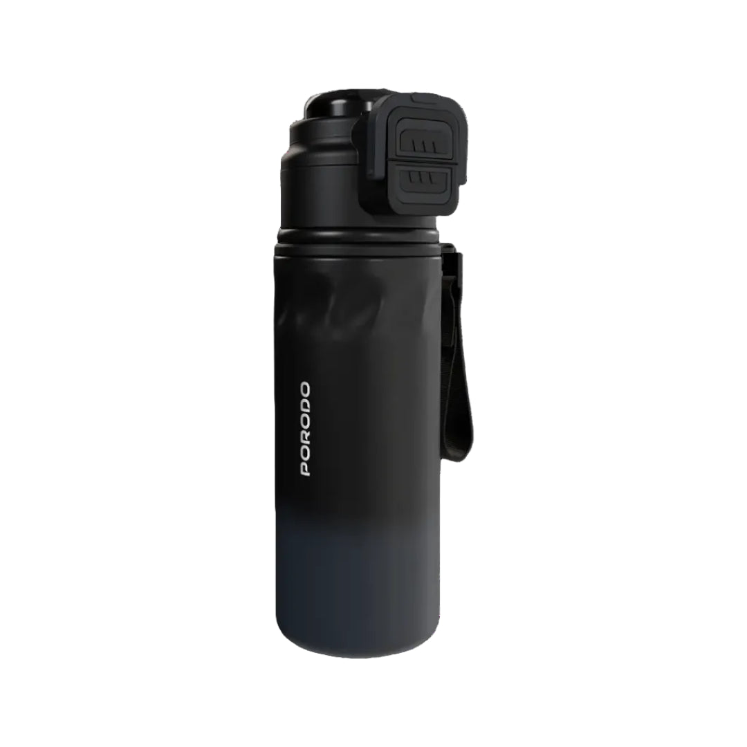 Porodo Lifestyle Powersip Sports Water Bottle Black