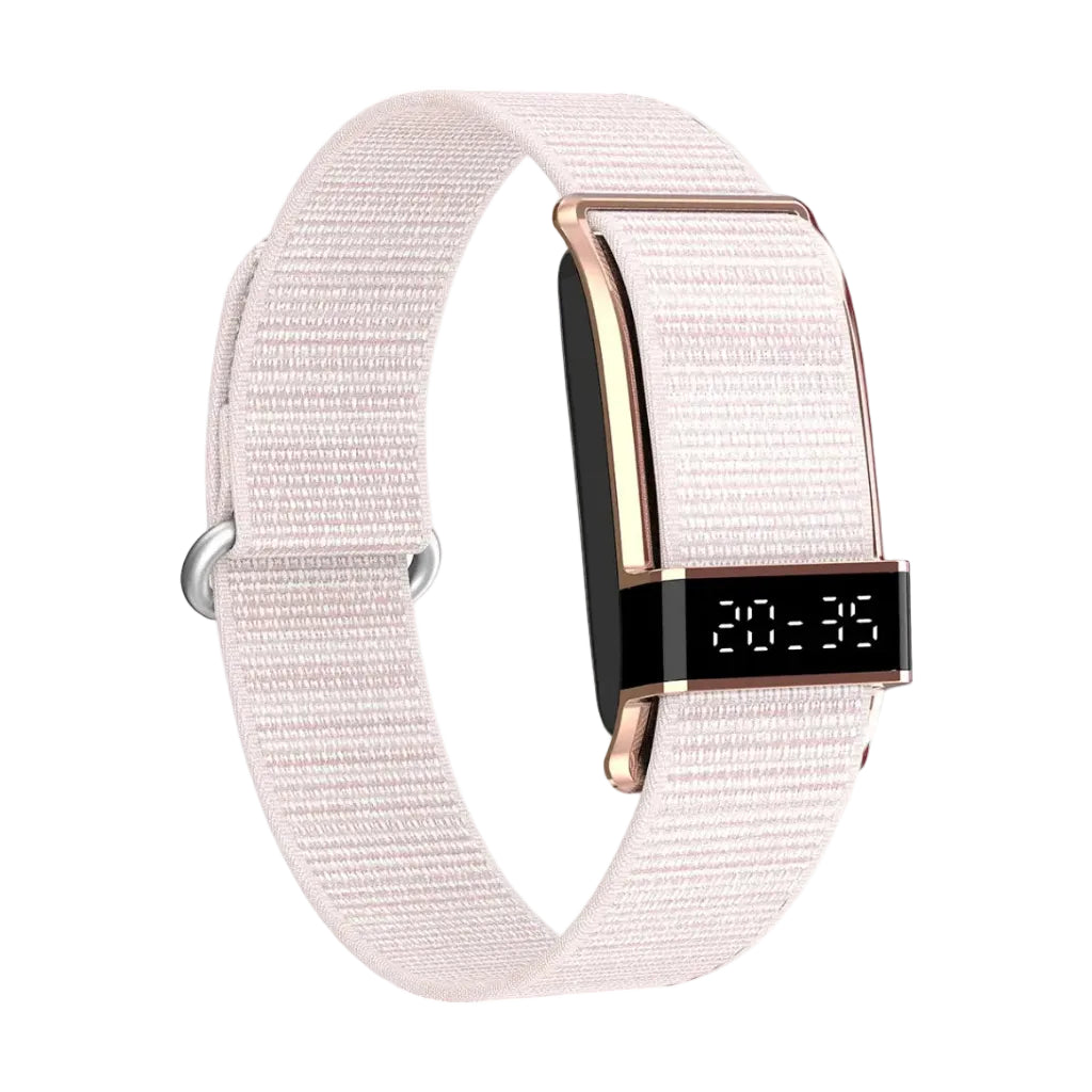Porodo Trackfit Pro Smart Bracelet Fitness Tracker with Display App - Pink