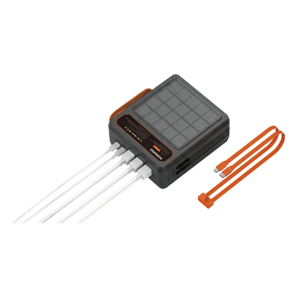 Porodo LAROS Solar Power Bank - Black