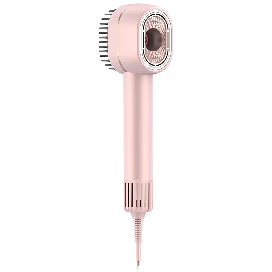 Porodo 2-In-1 Hair Dryer & Straightener Brush with Smart Temperature - PDLFSTAE581PK