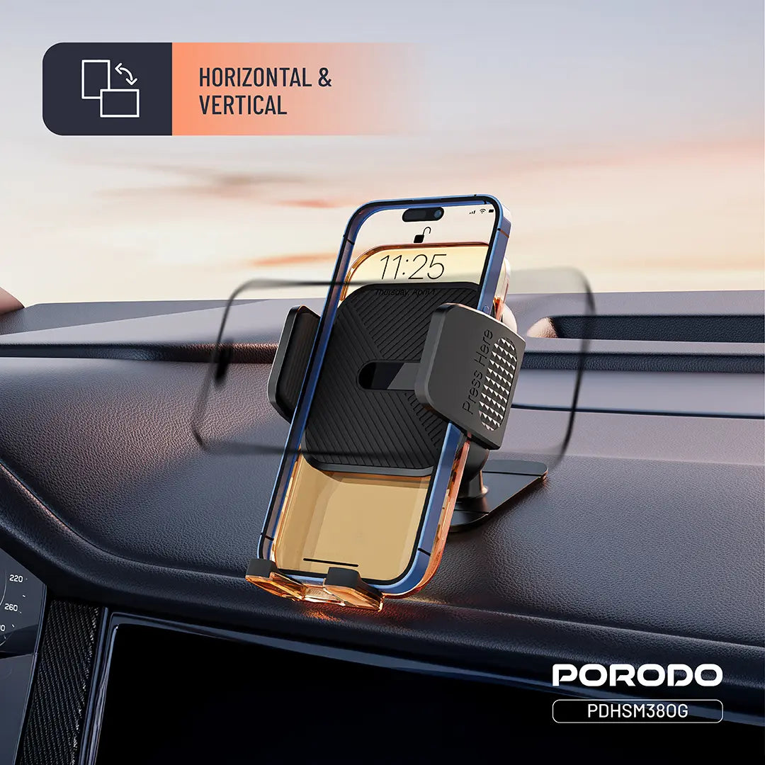 Porodo 3-in-1 Mount Kit Multi Functional Phone Holder - PDHSM38OG