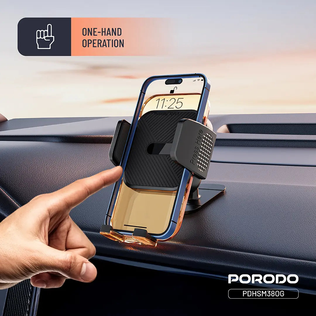 Porodo 3-in-1 Mount Kit Multi Functional Phone Holder - PDHSM38OG