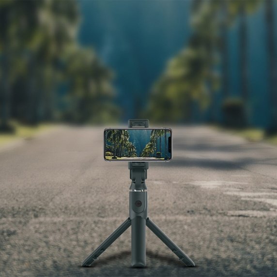 Porodo Bluetooth Selfie-Stick With Tripod - PD-UBTSV3-BK
