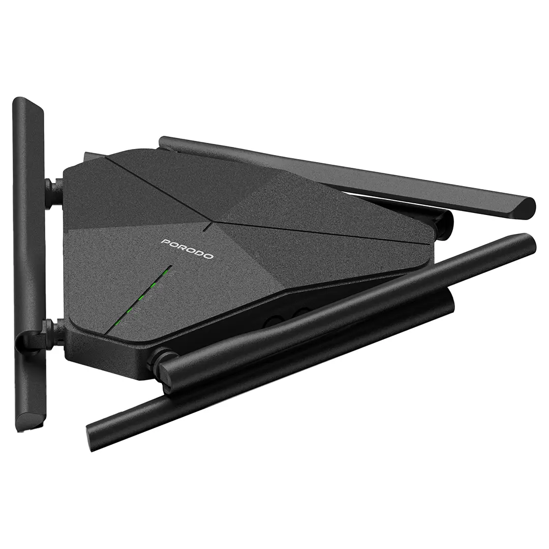 Porodo Dual Band Portable Wi-Fi Router - PDLFST207BK