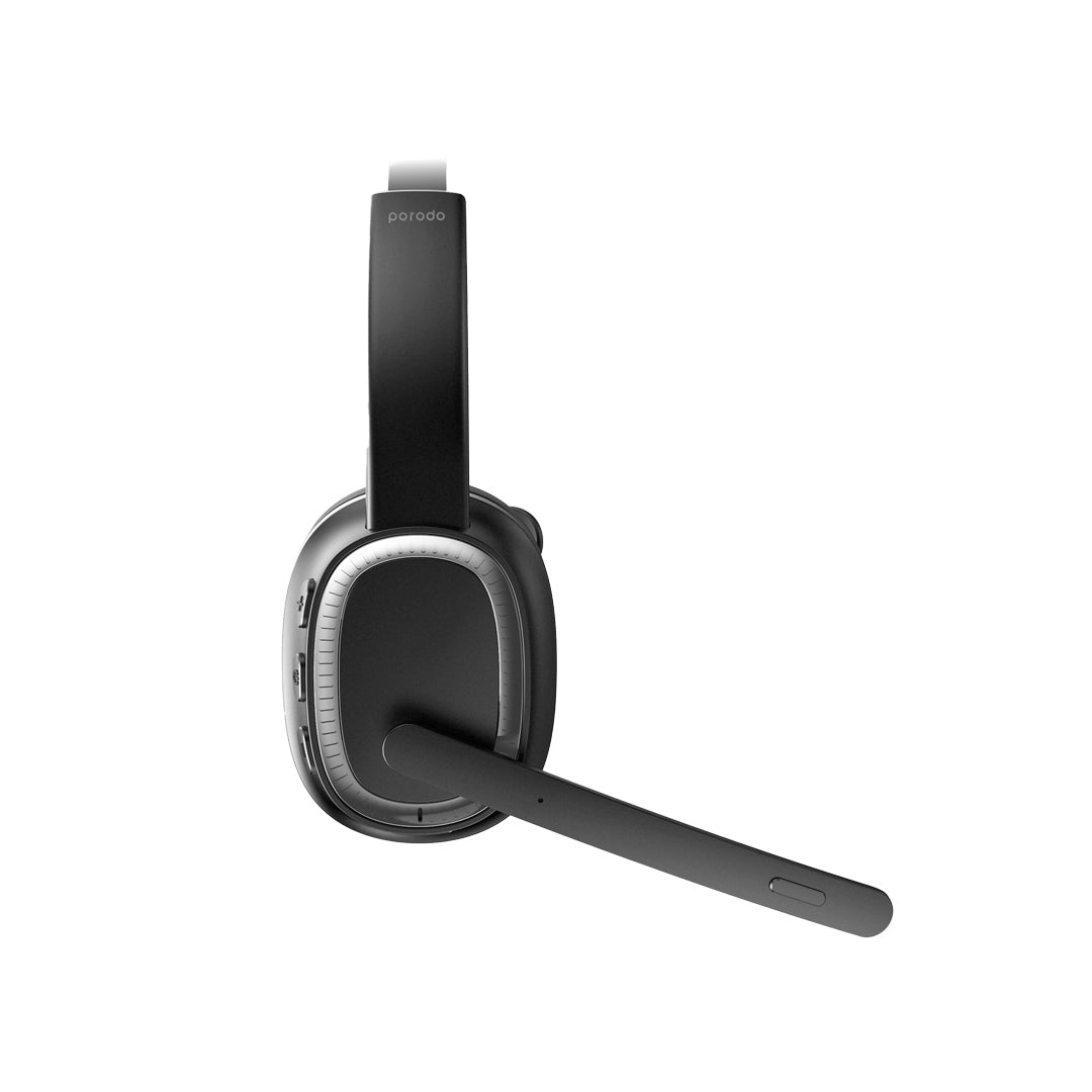Porodo ENC Wireless Work Headphone - PD-MHDMP-BK