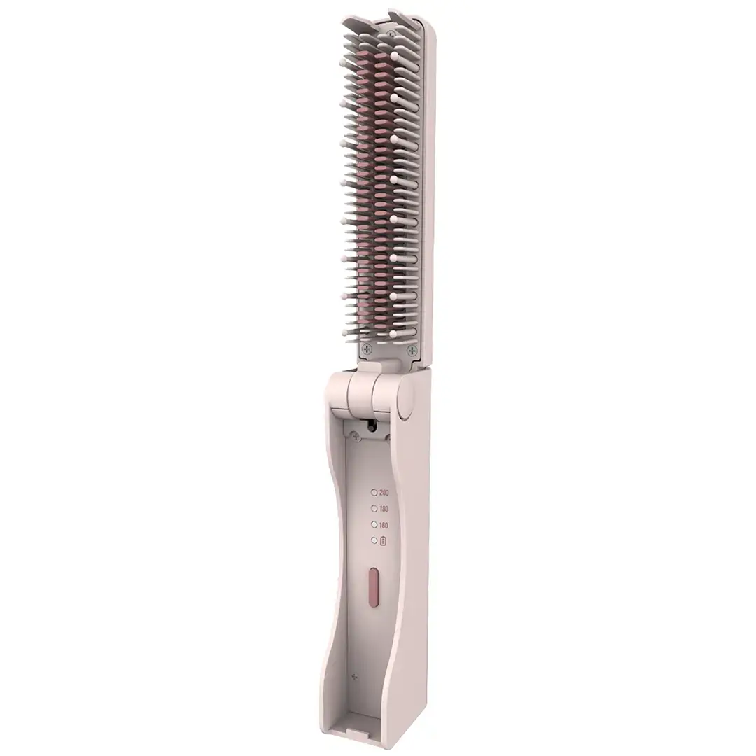 Porodo Foldable Mini Straightener Brush - PDLFSTHC313PK