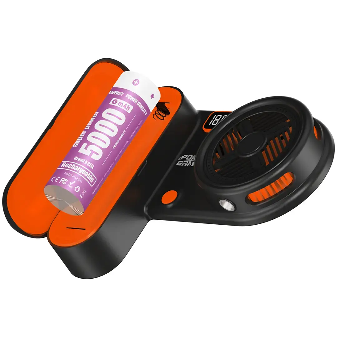Porodo Gaming Arcticchill Magnetic Phone Cooler With Ultra-Quiet Fan - PDXMPCBKOG