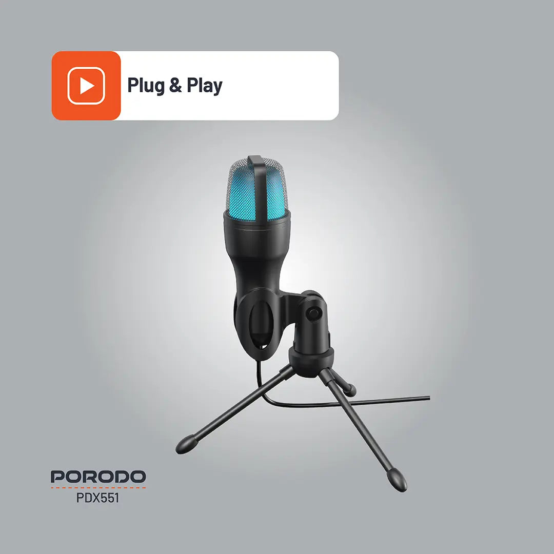 Porodo Gaming Condenser Microphone - PDX551