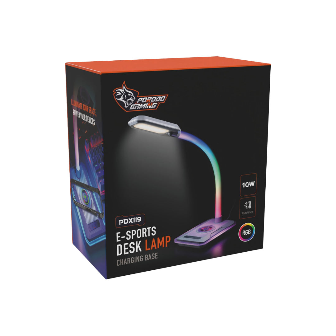Porodo Gaming E-Sports Desk Lamp Charging Base - PDX119