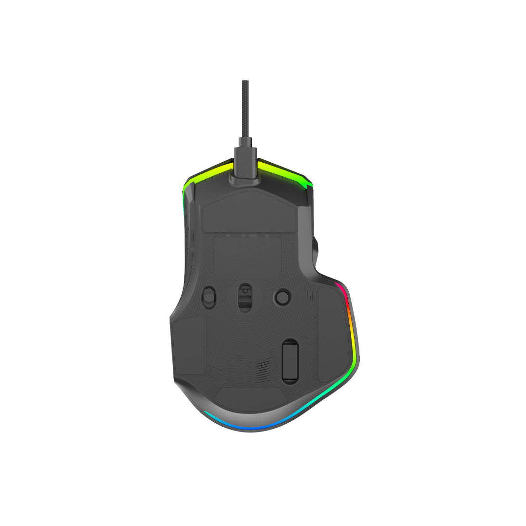 Porodo Gaming 12800 DPI Gaming Mouse 9 Programmable Keys - PDX320