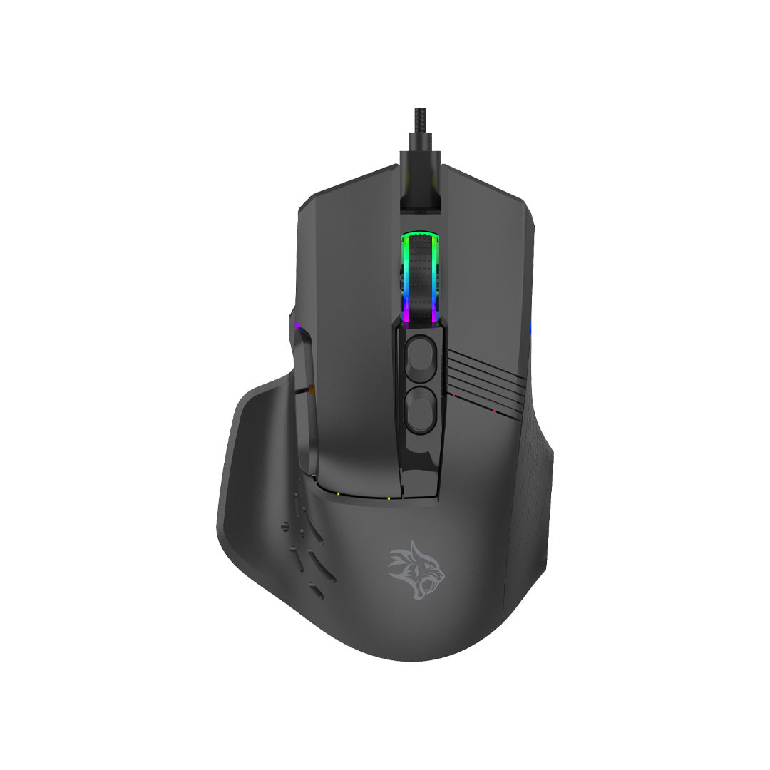 Porodo Gaming 12800 DPI Gaming Mouse 9 Programmable Keys - PDX320