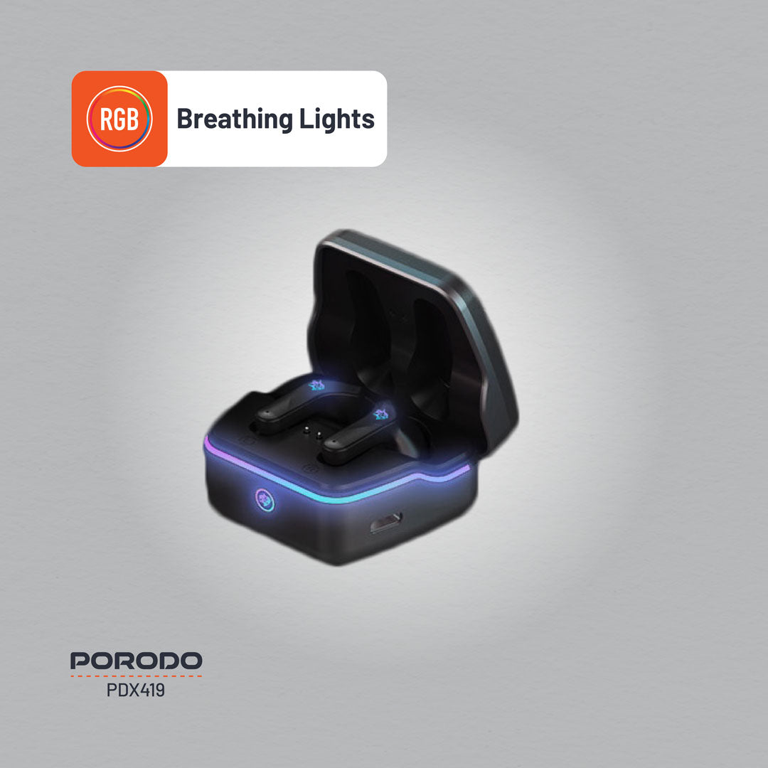 Porodo Ultra Low-Latency Gaming Earbuds - PDX419