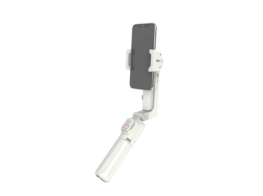 Porodo 2-Axis Gimbal Stabilizer Extension Rod & Built-in Tripod - PD-ASGMRC-GGY