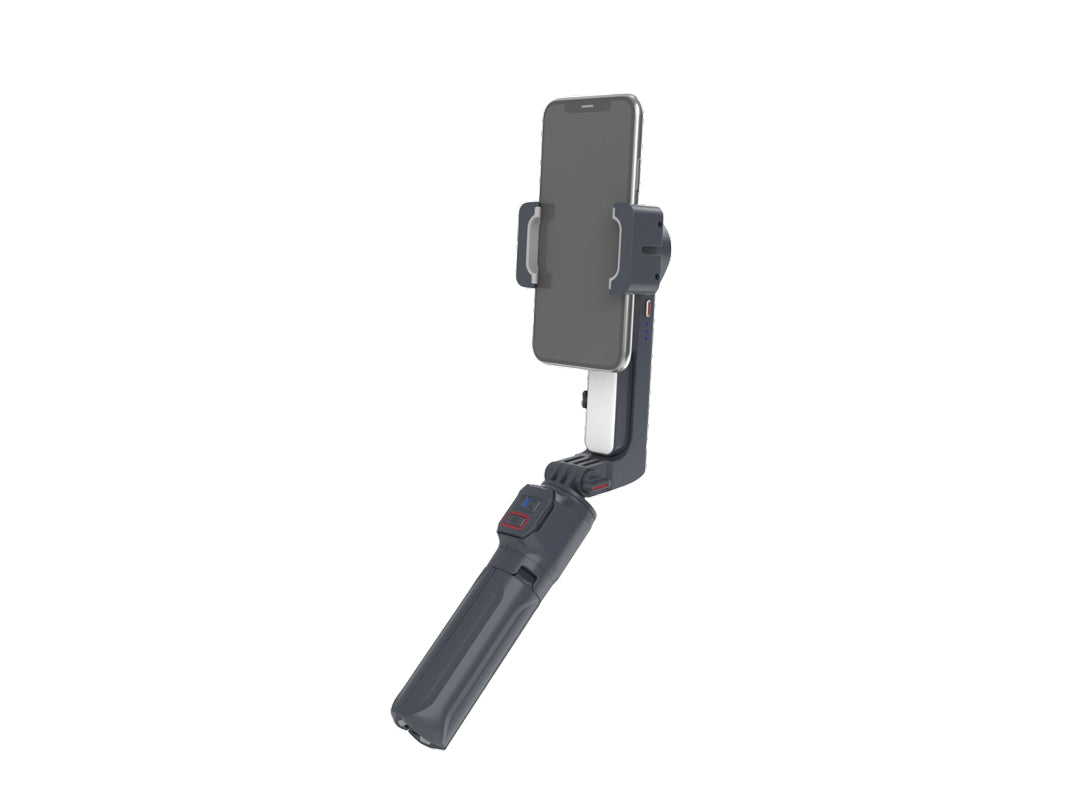 Porodo 2-Axis Gimbal Stabilizer Extension Rod & Built-in Tripod - PD-ASGMRC-GGY