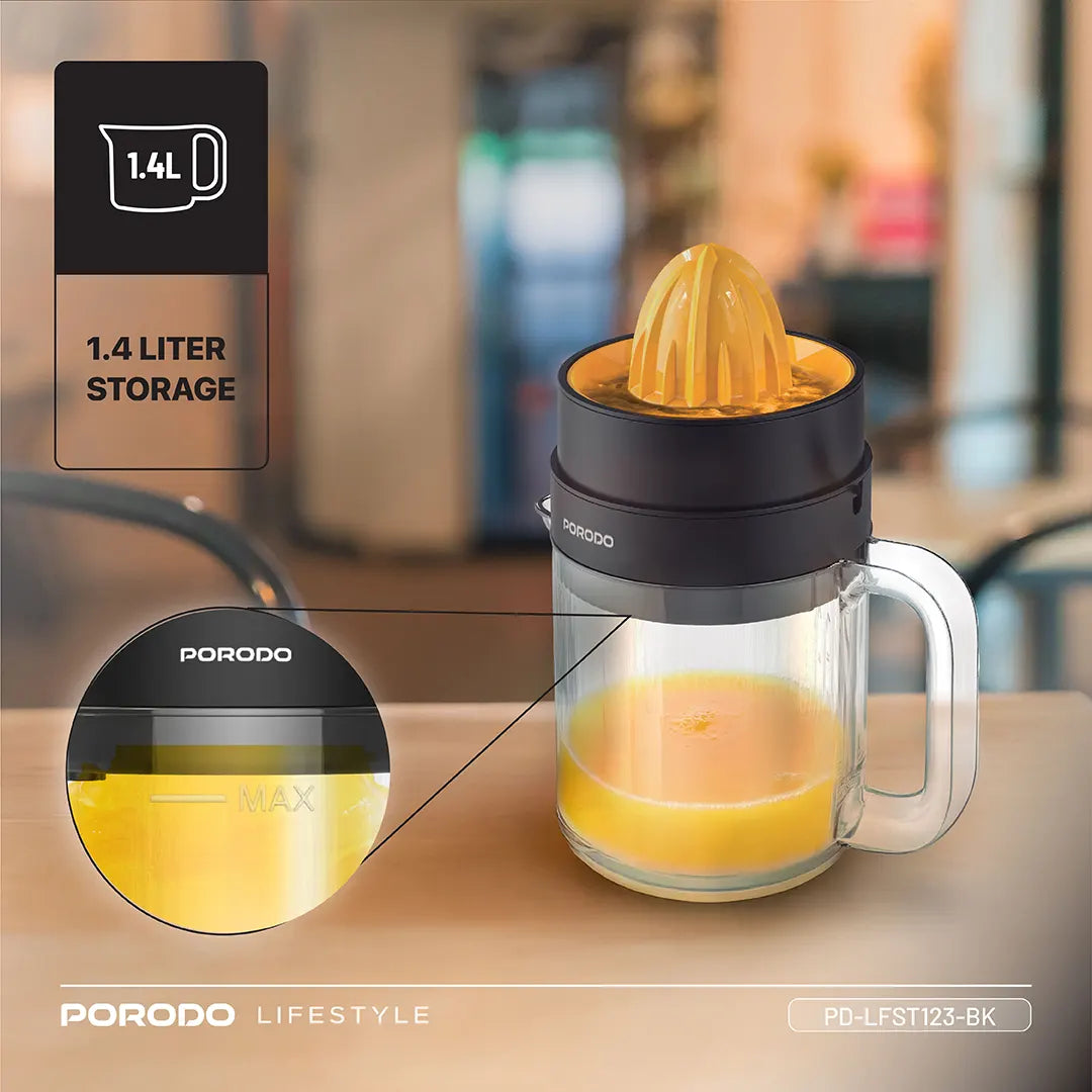 Porodo Lifestyle BI-Directional Juicer - PD-LFST123-BK