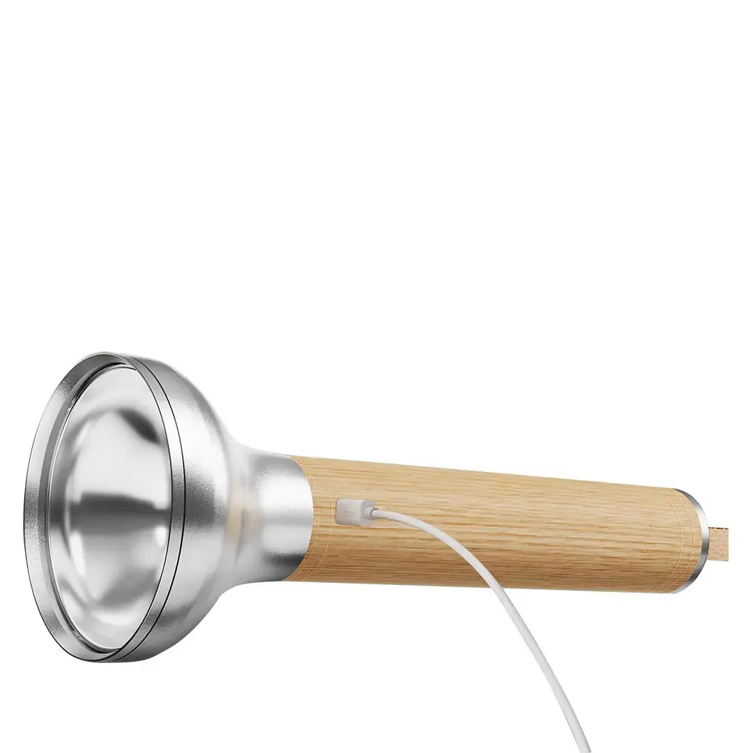 Porodo Lifestyle Birch 300 Wooden LED Flashlight - PDA90502WD