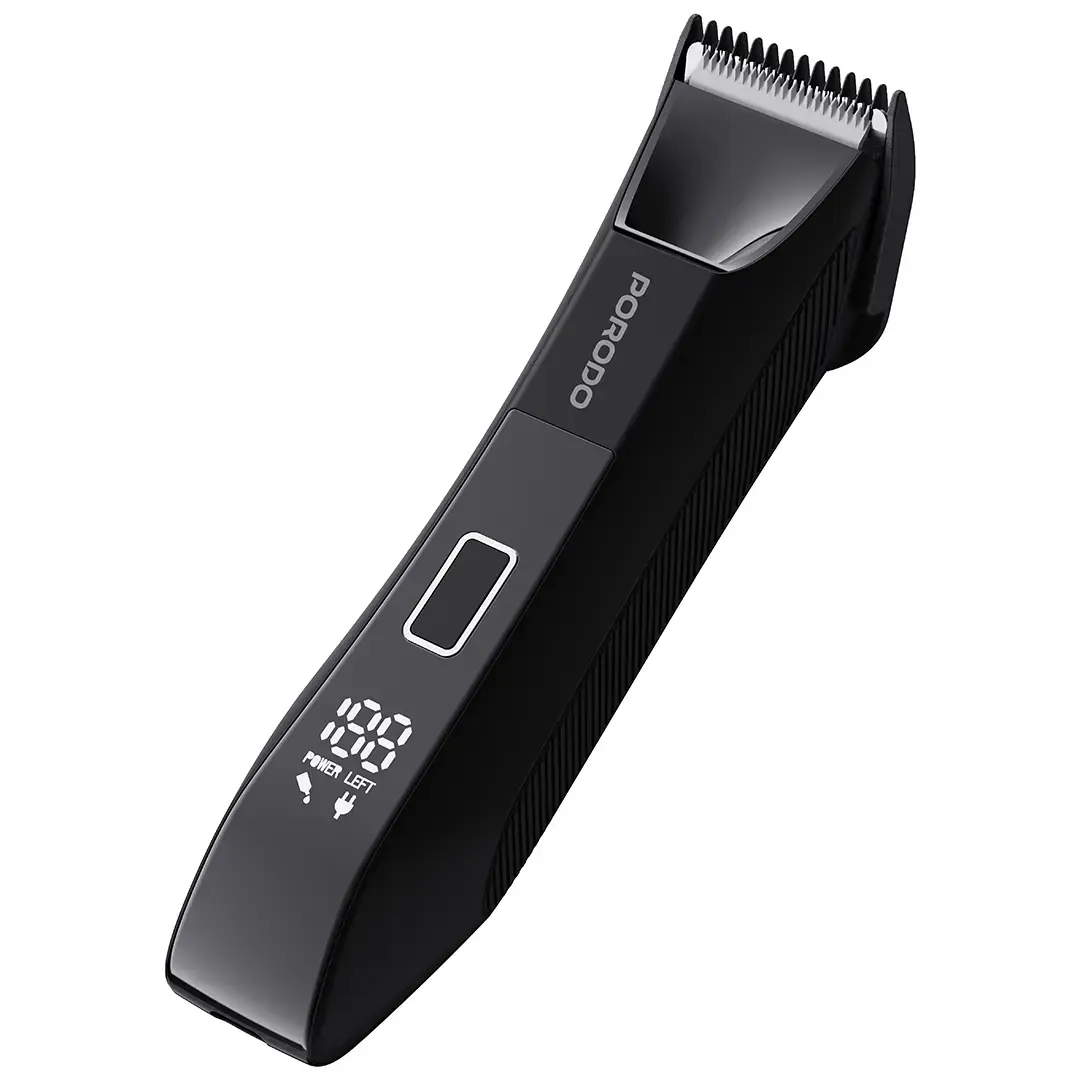 Porodo Lifestyle Ceramic Blade Grooming Trimmer with Digital Display - PDLFST8126BK