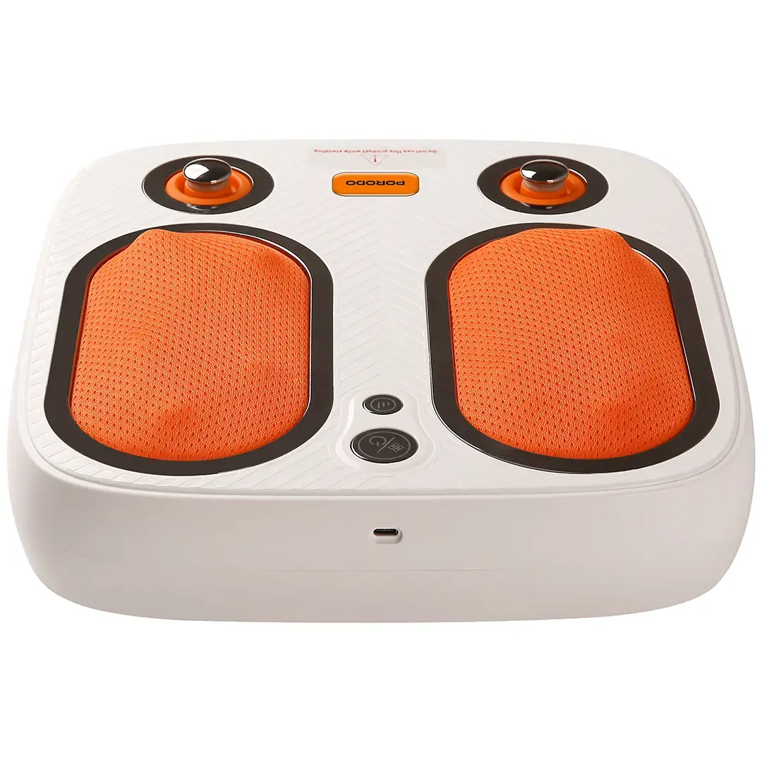 Porodo Lifestyle Cordless Heated Foot Massager Tapping & Kneading Therapy - PDLFSTZMF026WH