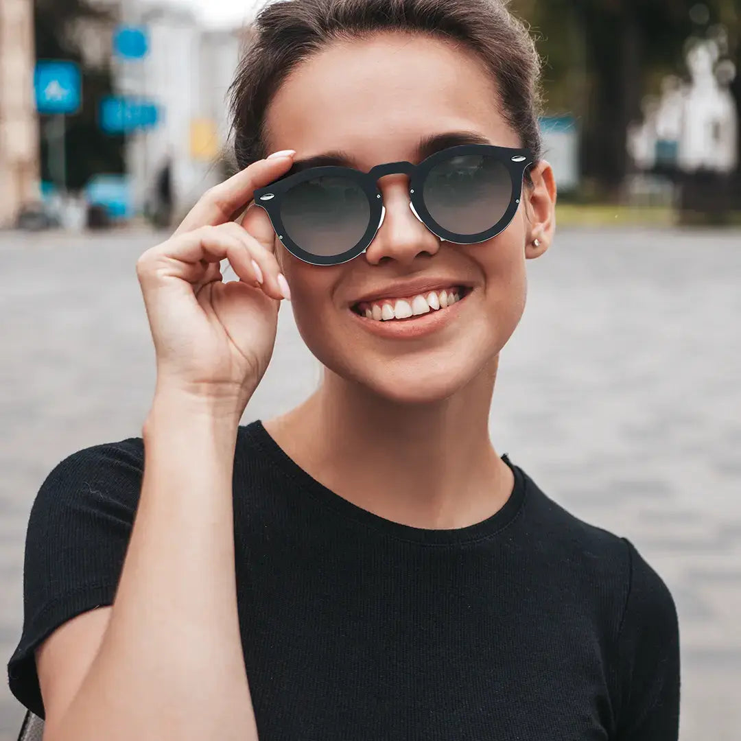 Porodo Lifestyle Dale Round Frame Sunglasses - PDLFST5201BK