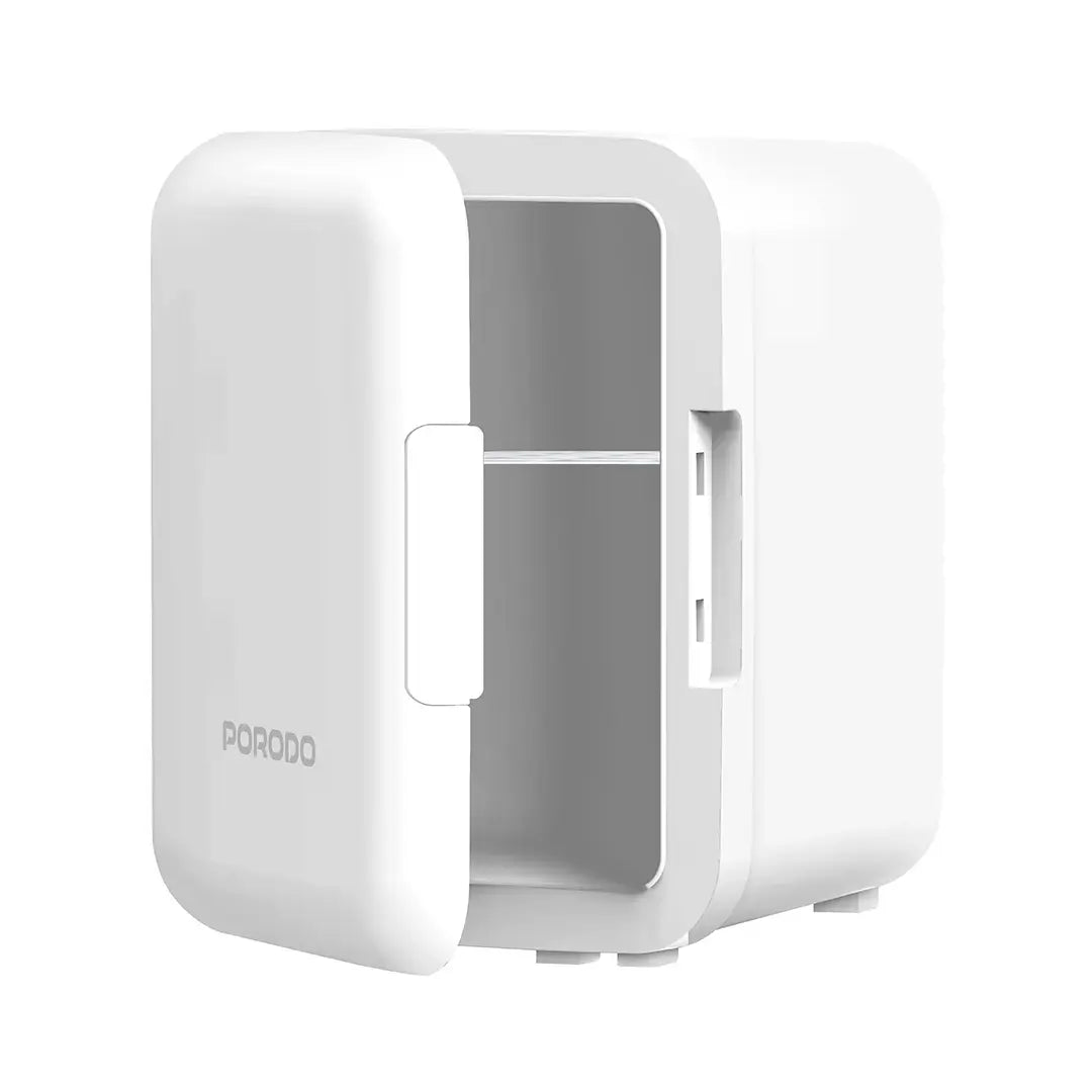 Porodo Lifestyle Echochill 4L Mini Cooling Fridge, For Home, Office And Travel - PDLFST4LMFWH