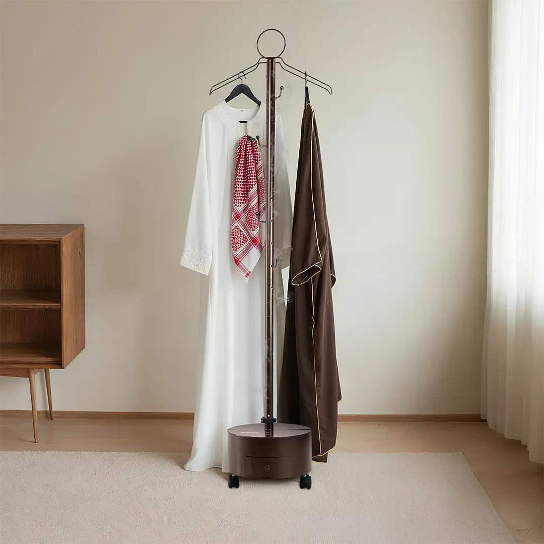 Porodo Lifestyle Essentia Clothing Bakhour Hanger with Storage Tray & Wheels - PDLFST212BK