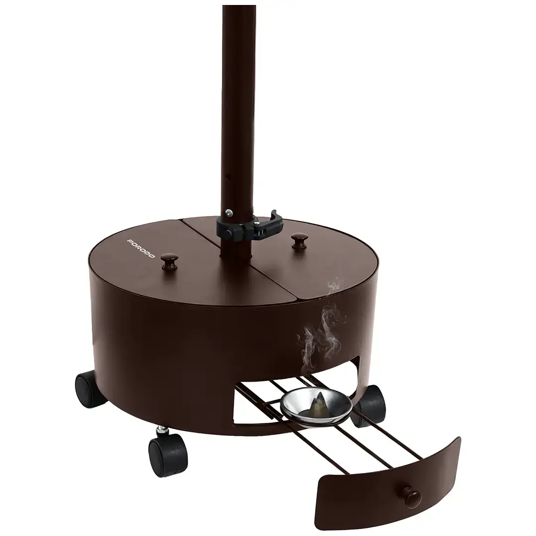 Porodo Lifestyle Essentia Clothing Bakhour Hanger with Storage Tray & Wheels - PDLFST212BK