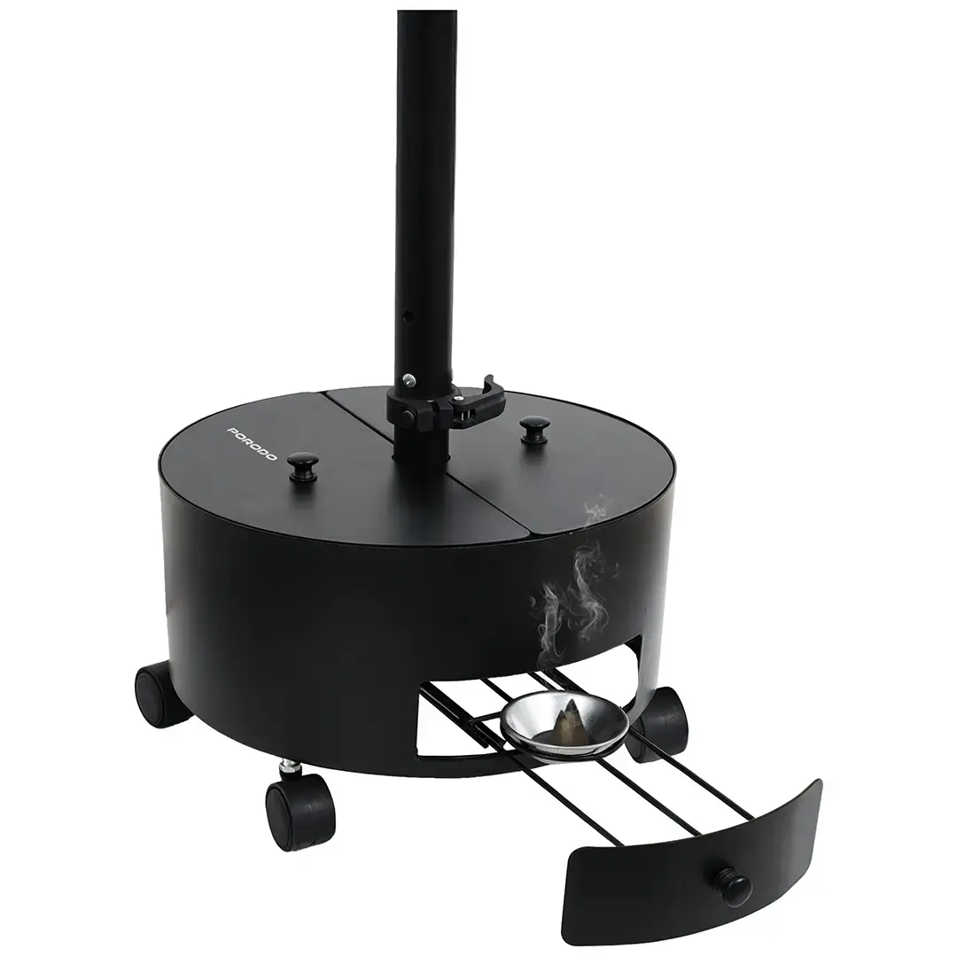 Porodo Lifestyle Essentia Clothing Bakhour Hanger with Storage Tray & Wheels - PDLFST212BK