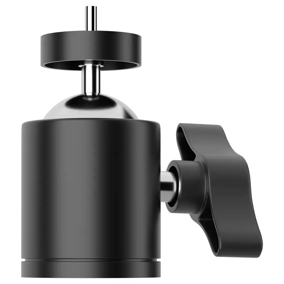 Porodo Lifestyle Handheld ring grip Camera & phone vlogging light Desktop support | Phone clamp - PDLFST214BK