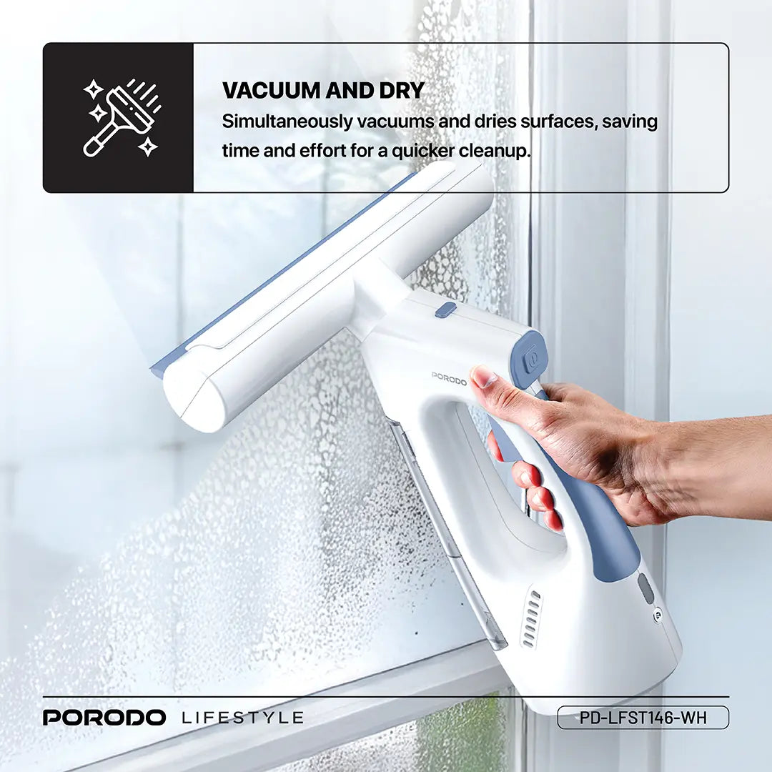 Porodo Lifestyle Handheld Window Cleaner - PDLFST146WH