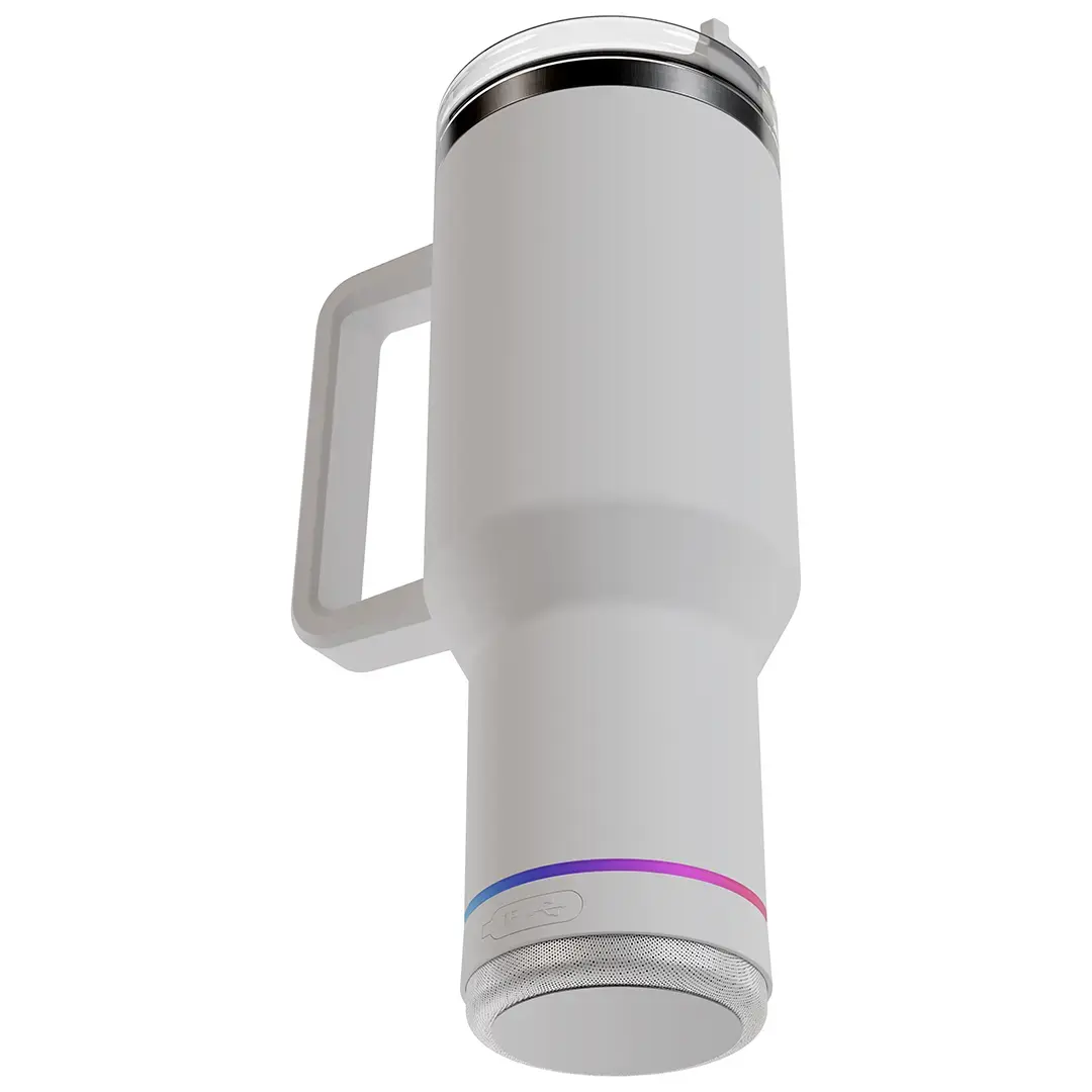 Porodo Lifestyle HydroTunes Bluetooth Speaker Tumbler With High-Quality Sound - PDLFSTBTBK