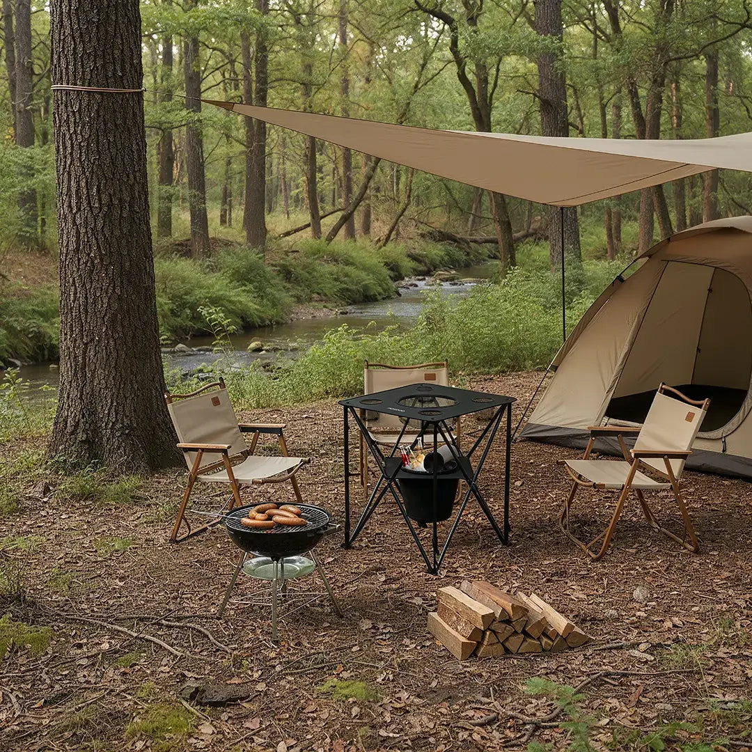 Porodo Lifestyle Outdoor Companion
Foldable Camping Table - PDRS2355BK