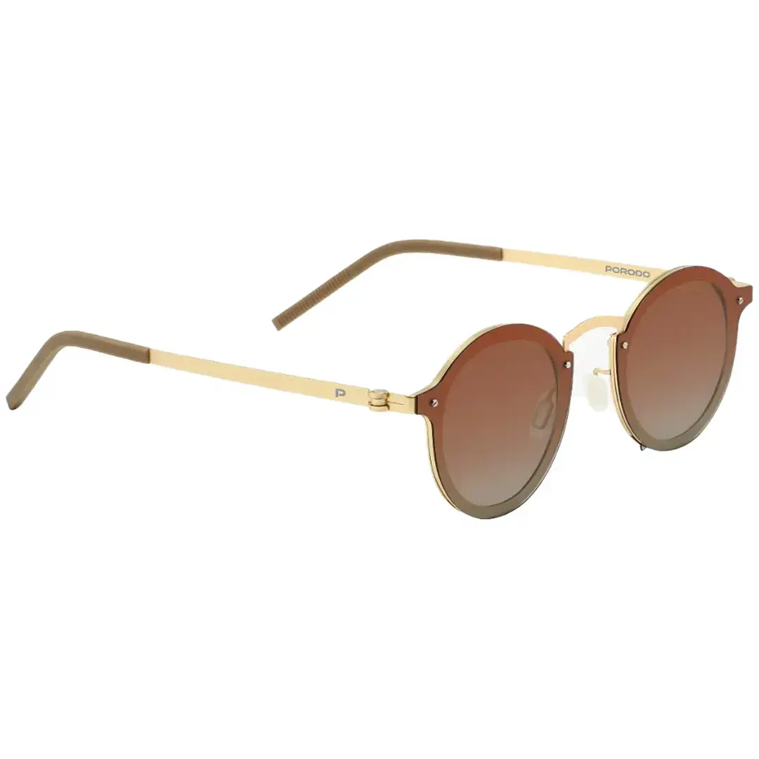 Porodo Lifestyle Riviera Round Frame Sunglasses - PDLFST5202GD