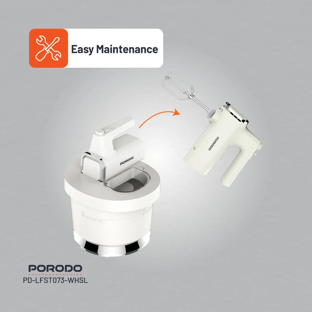 Porodo Lifestyle Spill-Proof Dual Mode Mixer - PD-LFST073-WHSL