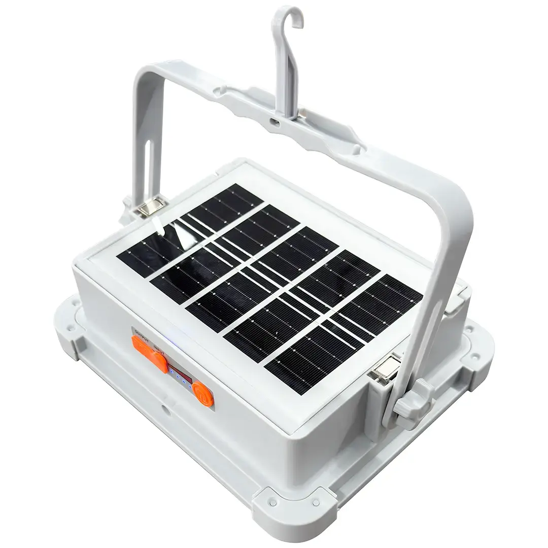 Porodo Lifestyle Sunlite Solar-Powered Rechargeable Outdoor LED Light - PDQTS100WH