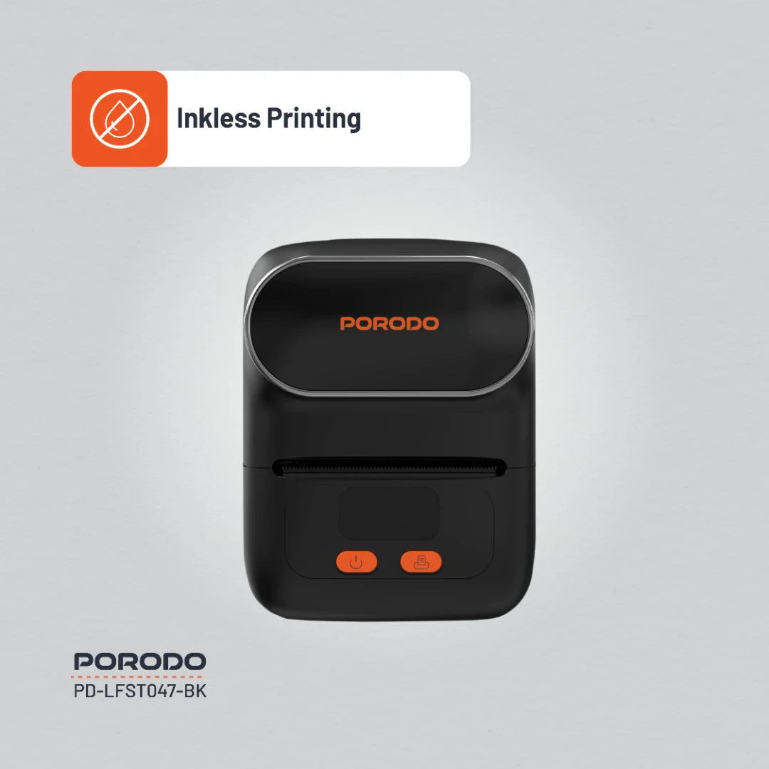 Porodo Lifestyle Super HD Thermal Printer - PD-LFST047-BK