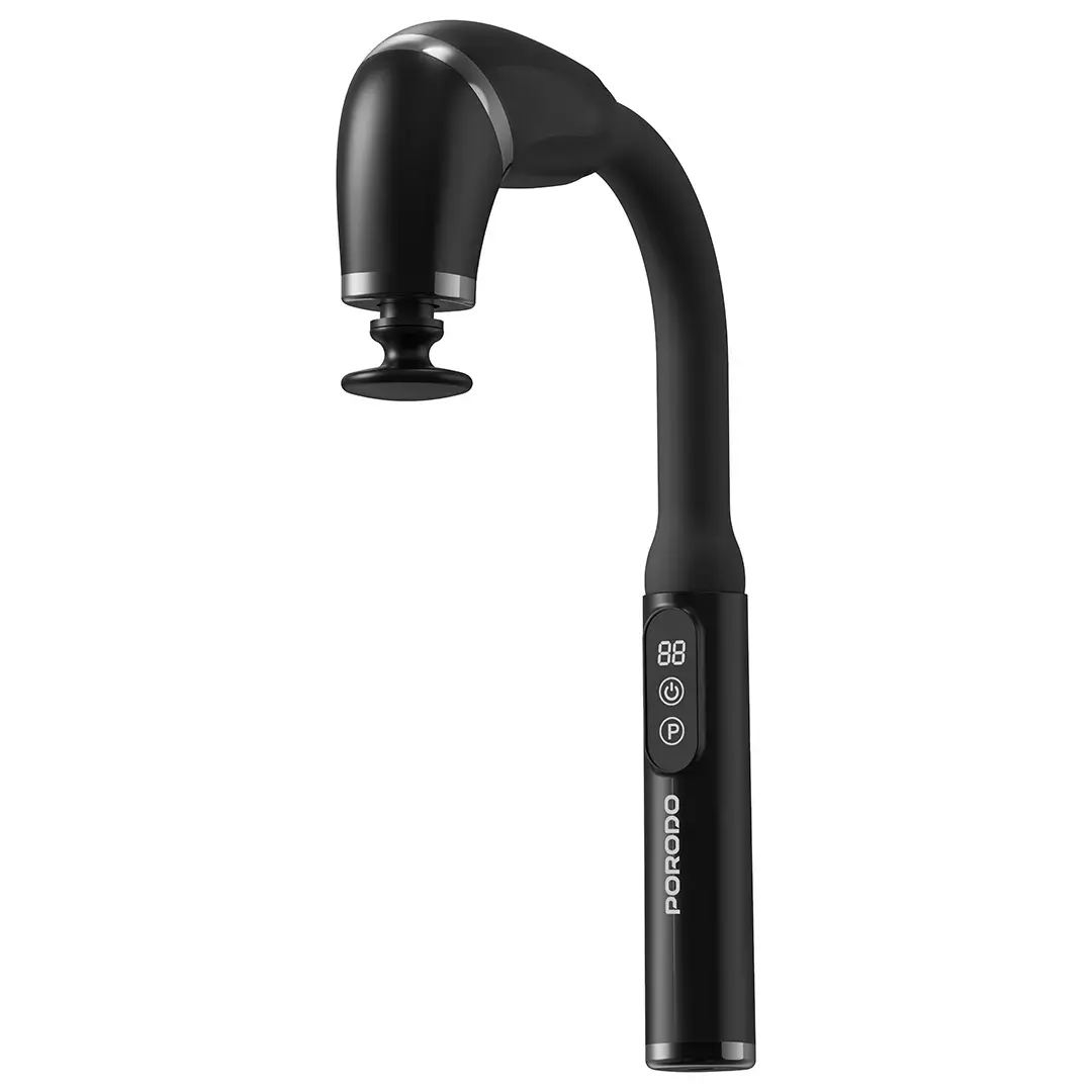 Porodo Lifestyle U-Shaped Handle 4-Head Deep Massager - PDLFSTH021BK