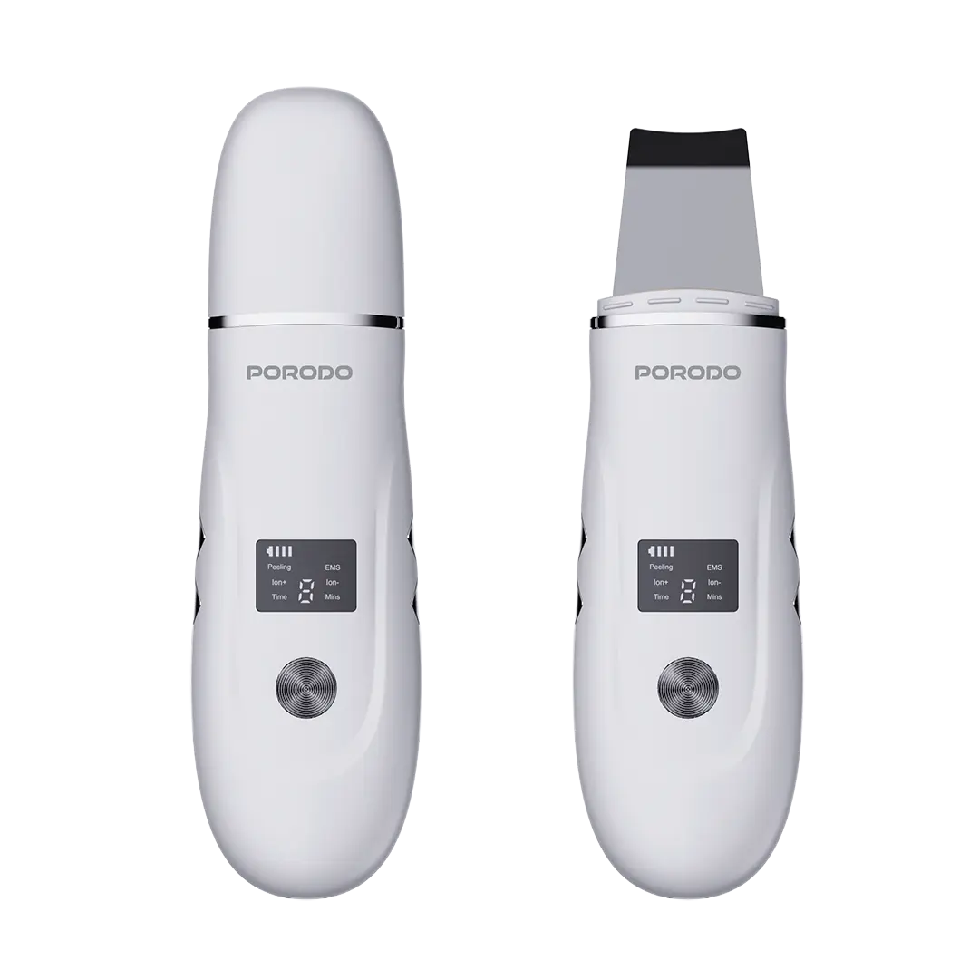 Porodo Lifestyle Ultrasonic Face Scrub & Peeler - PDLFST101WH