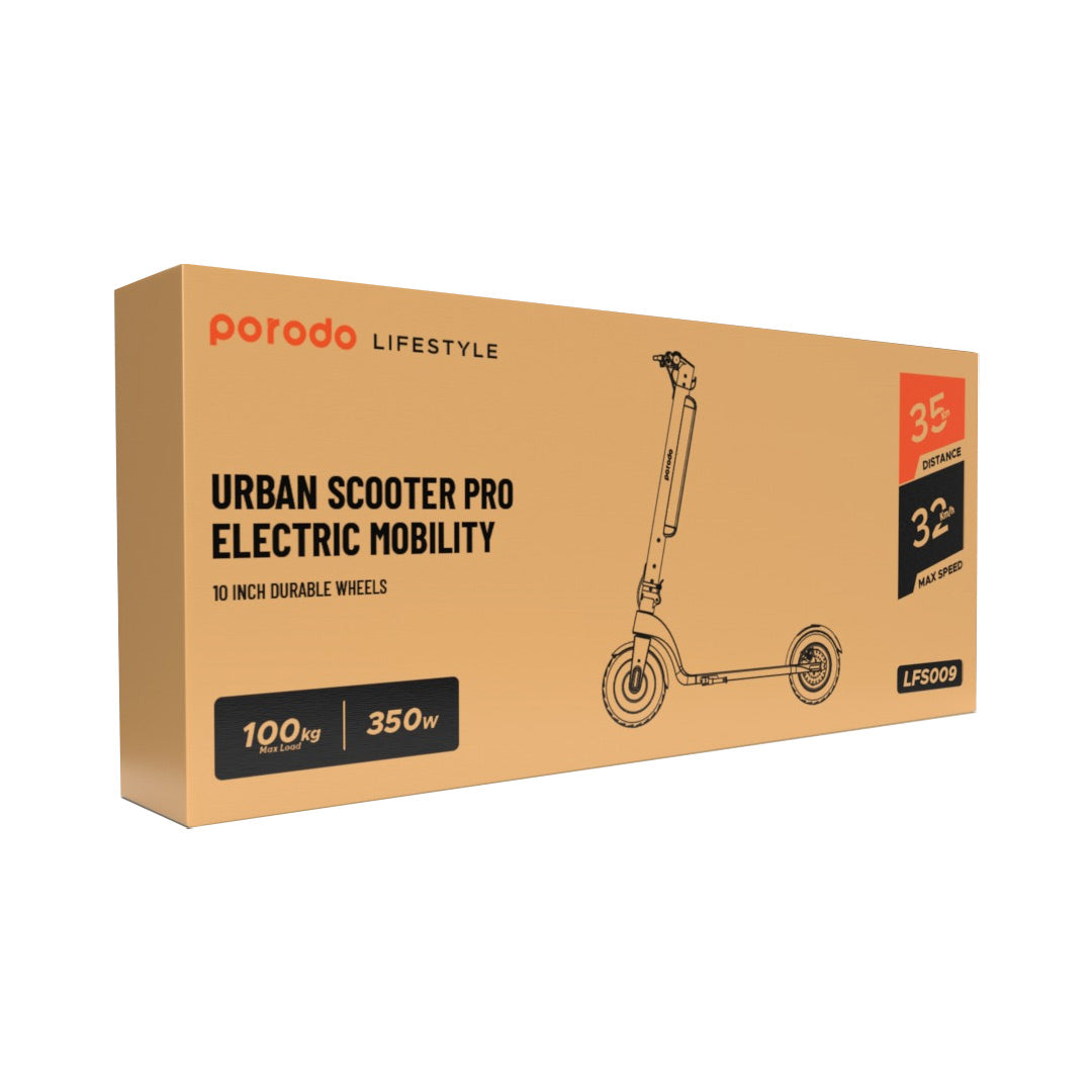 Porodo Lifestyle Urban Scooter Pro Electric Mobility - PD-LFST009-BK
