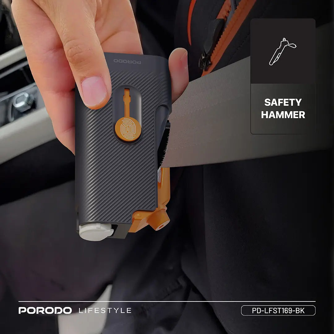 Porodo Lifestyle Vehicle Emergency Safety kit - PD-LFST169-BK