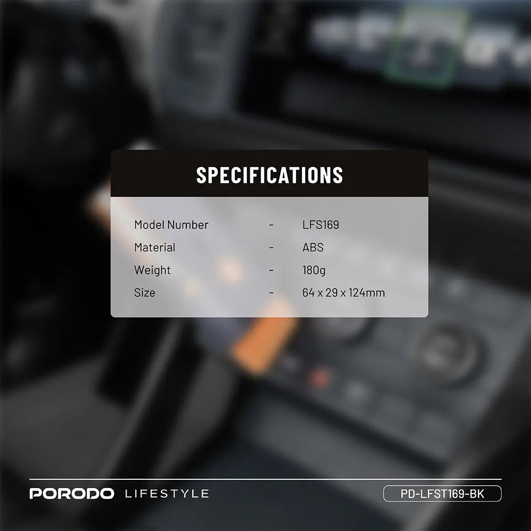 Porodo Lifestyle Vehicle Emergency Safety kit - PD-LFST169-BK