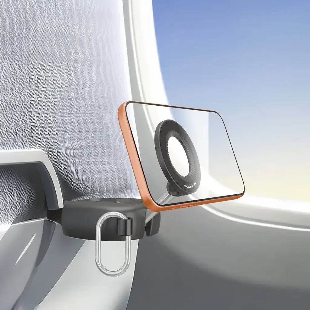 Porodo Loop Magnetic Phone Holder with Adjustable Travel Mount - Black