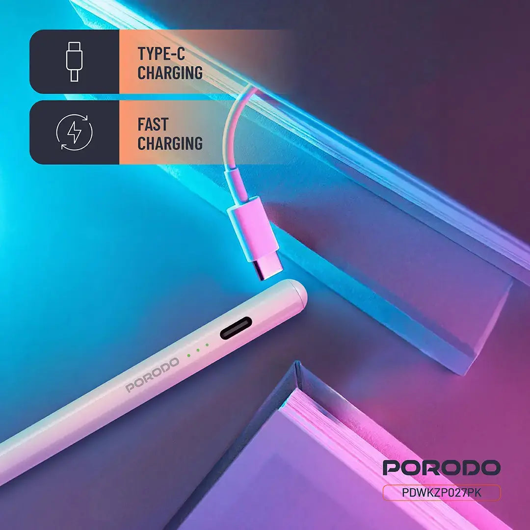 Porodo Magnetic Pen for iPad - PD-WKZP027-WH