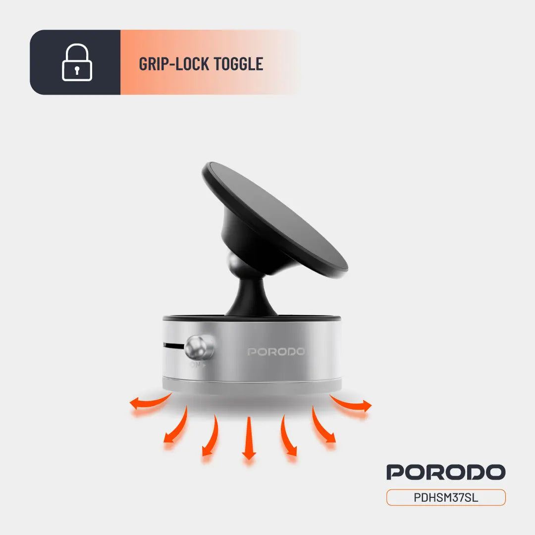 Porodo Multi-Surface MagSafe Phone Mount - PDHSM37DG