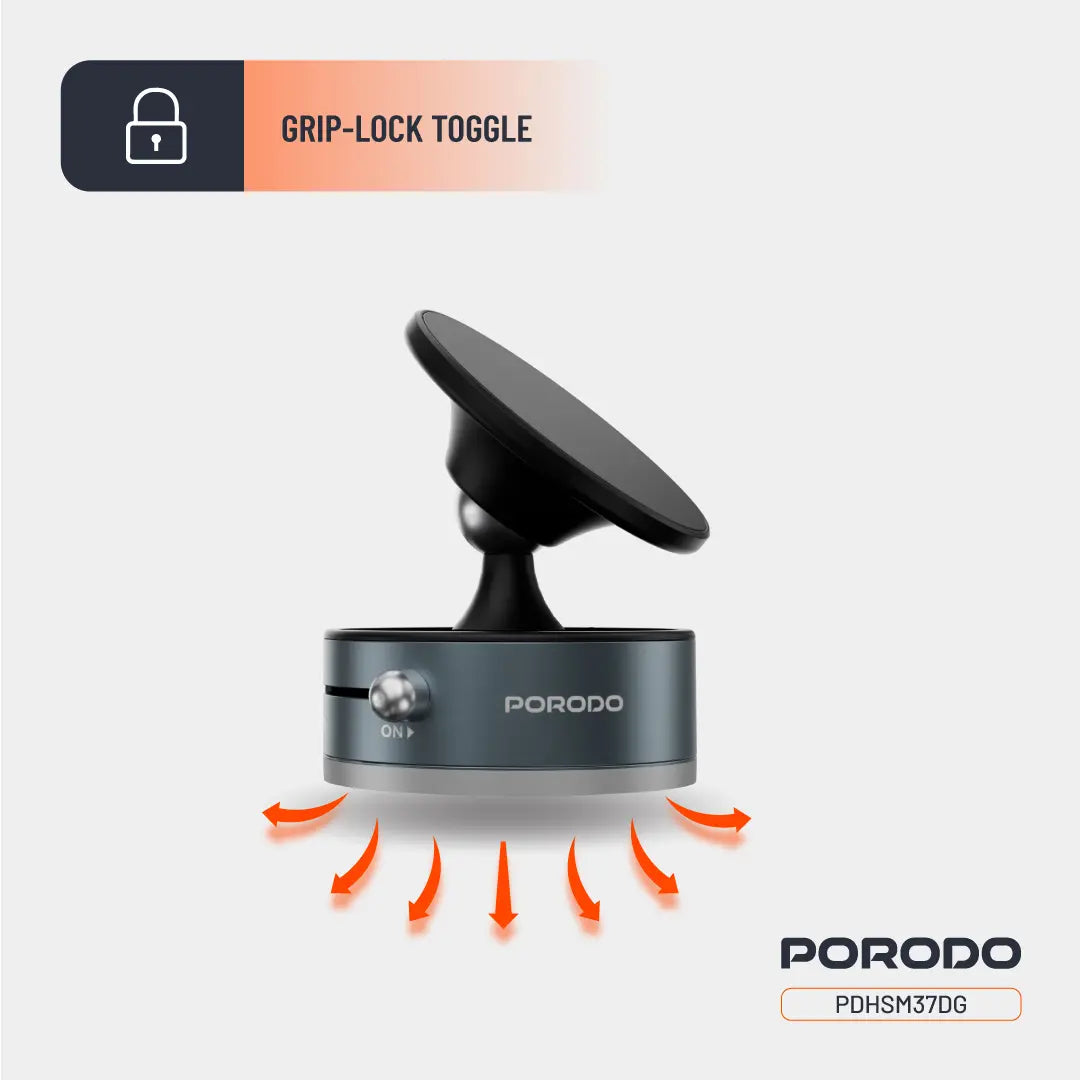 Porodo Multi-Surface MagSafe Phone Mount - PDHSM37DG