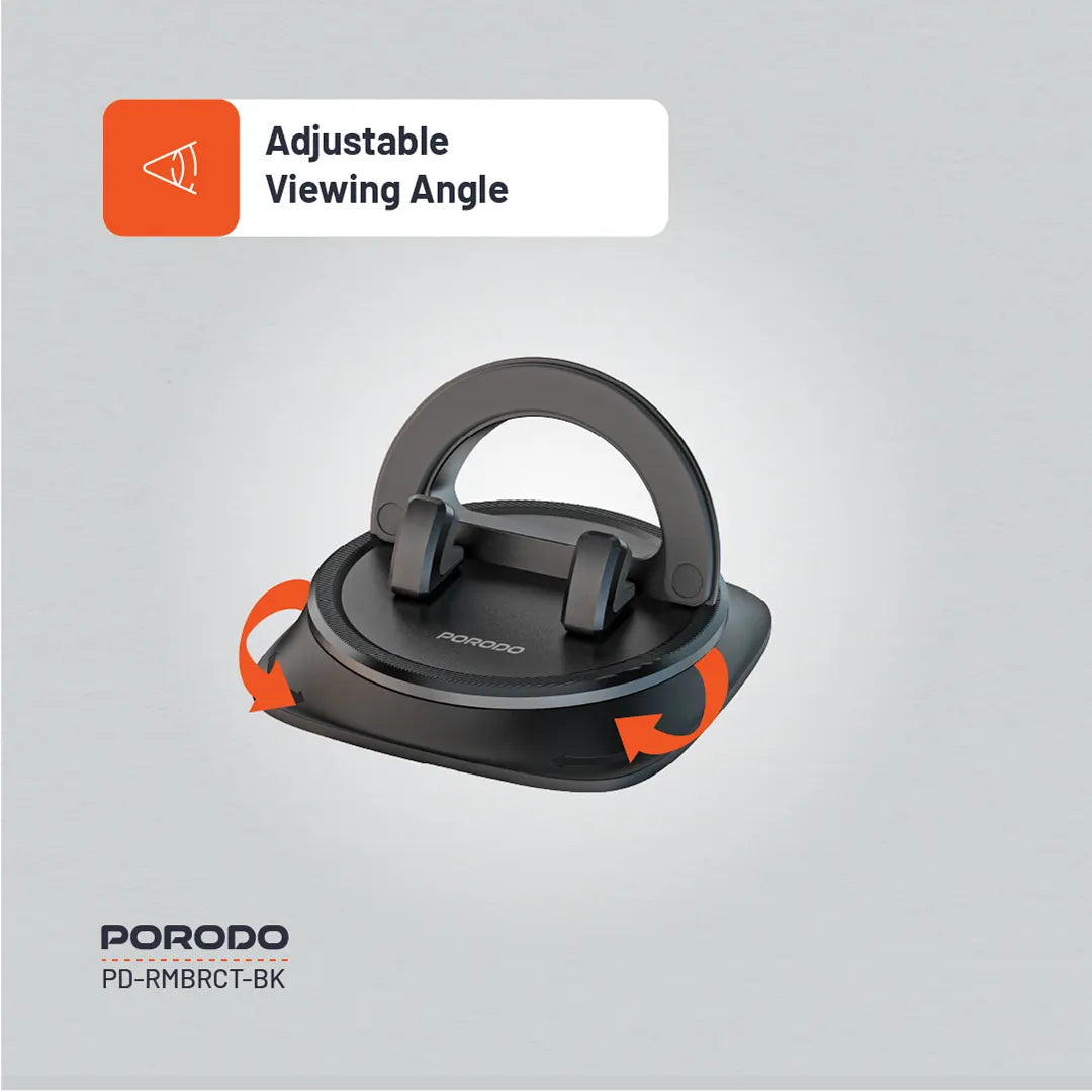 Porodo Rotatable Mobile Phone Bracket - PD-RMBRCT-BK