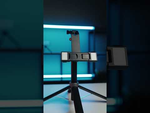 Porodo Dual Lighting Selfie Stick Remote Shutter - PD-SLSTL-BK